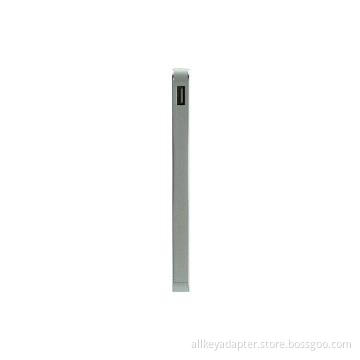 sliver gift power bank power display 7600mah charger for cell phone